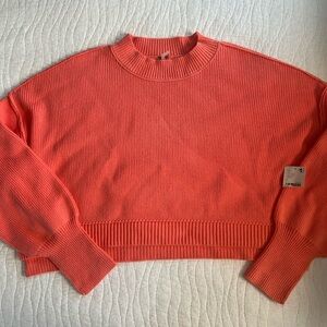 NWT Free People Easy Street Crop Pullover